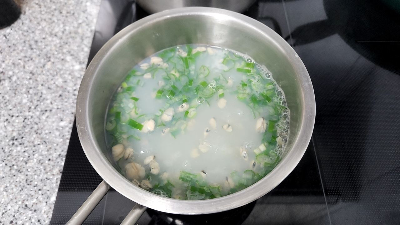 부추 넣기