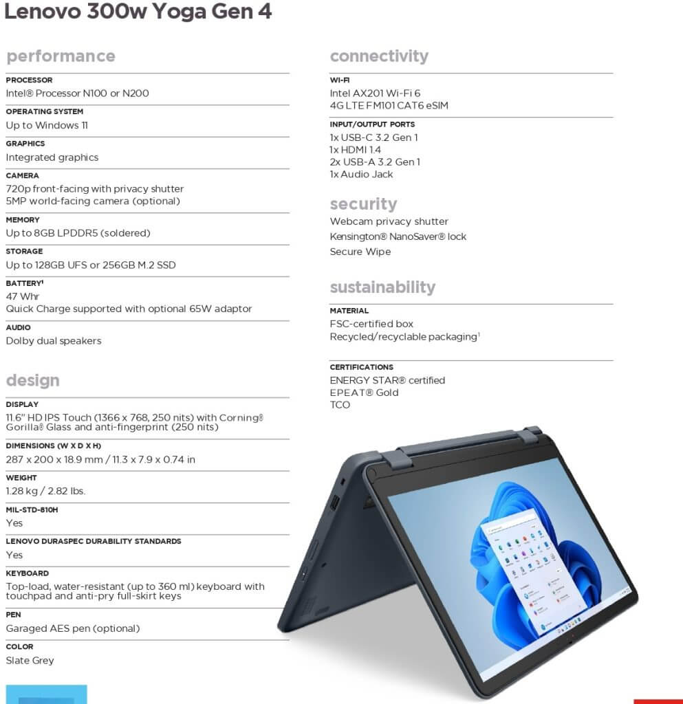 레노버-300w-요가-Gen4