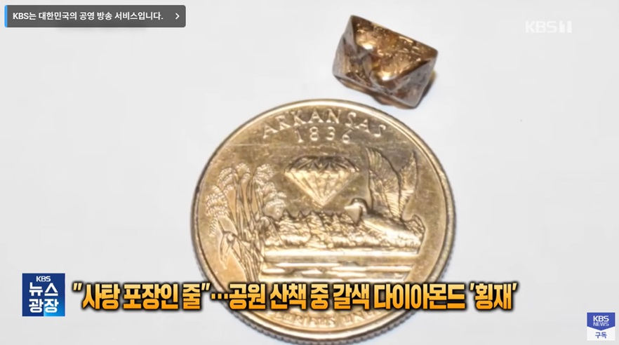 특이한 보석 발견과 가치