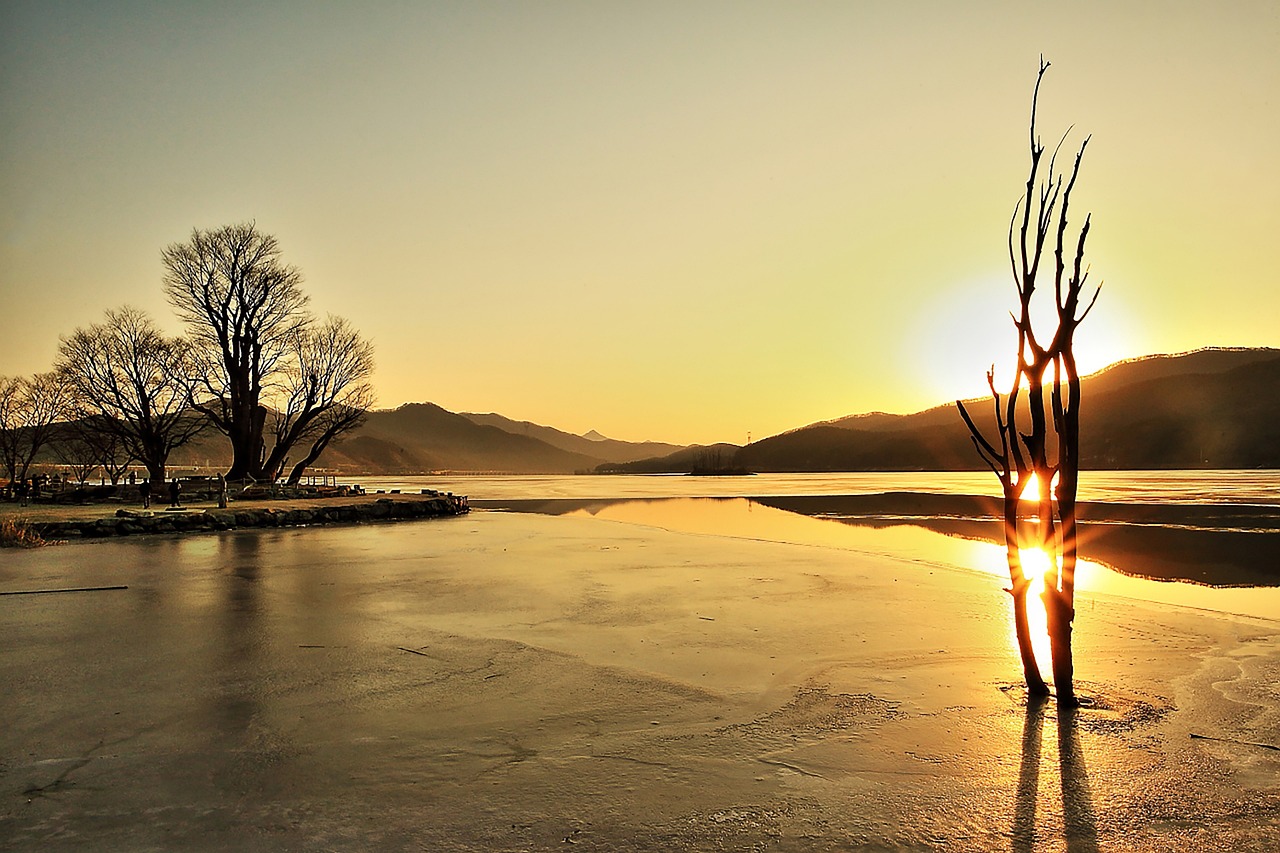 두물머리 강변 풍경 관련 사진