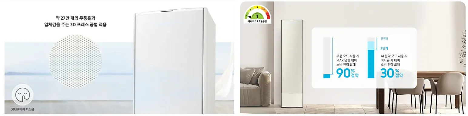 무풍에어컨-냉방능력-평당-냉방용량-효율