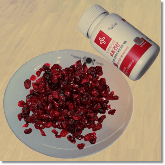 건크랜베리 효능 및 활성 성분 섭취량과 주의점