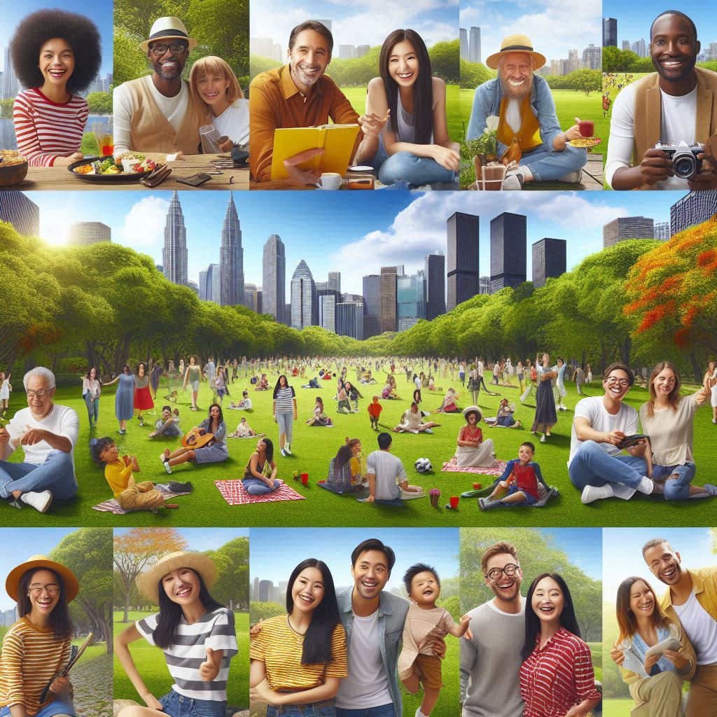 도시 속에서 자연 즐기기