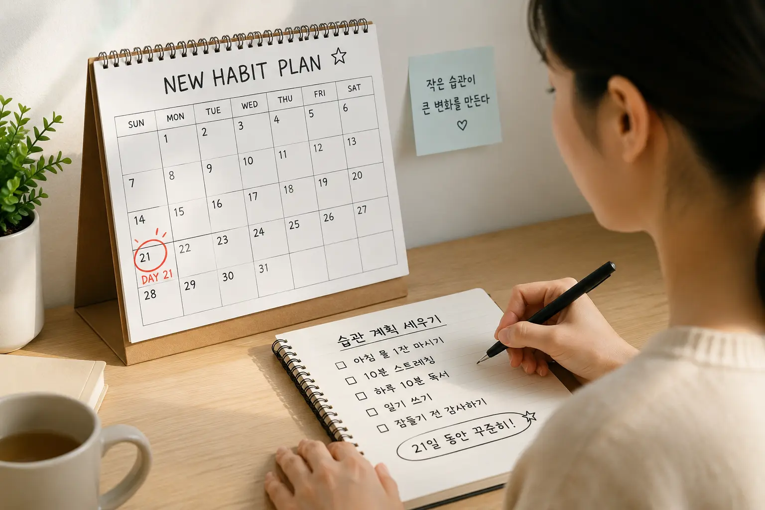 습관 기록 체크리스트