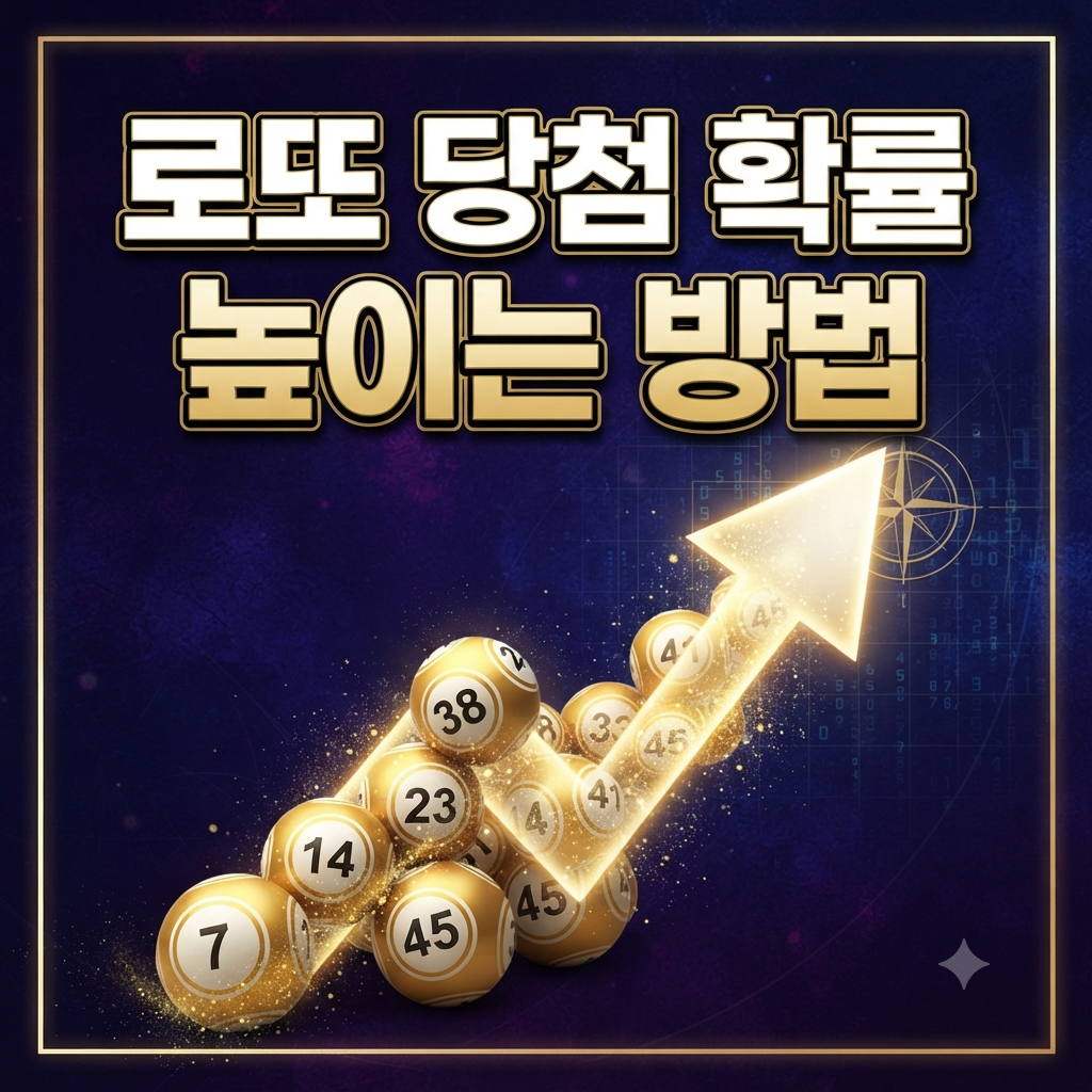 로또 당첨 확률 높이는 방법