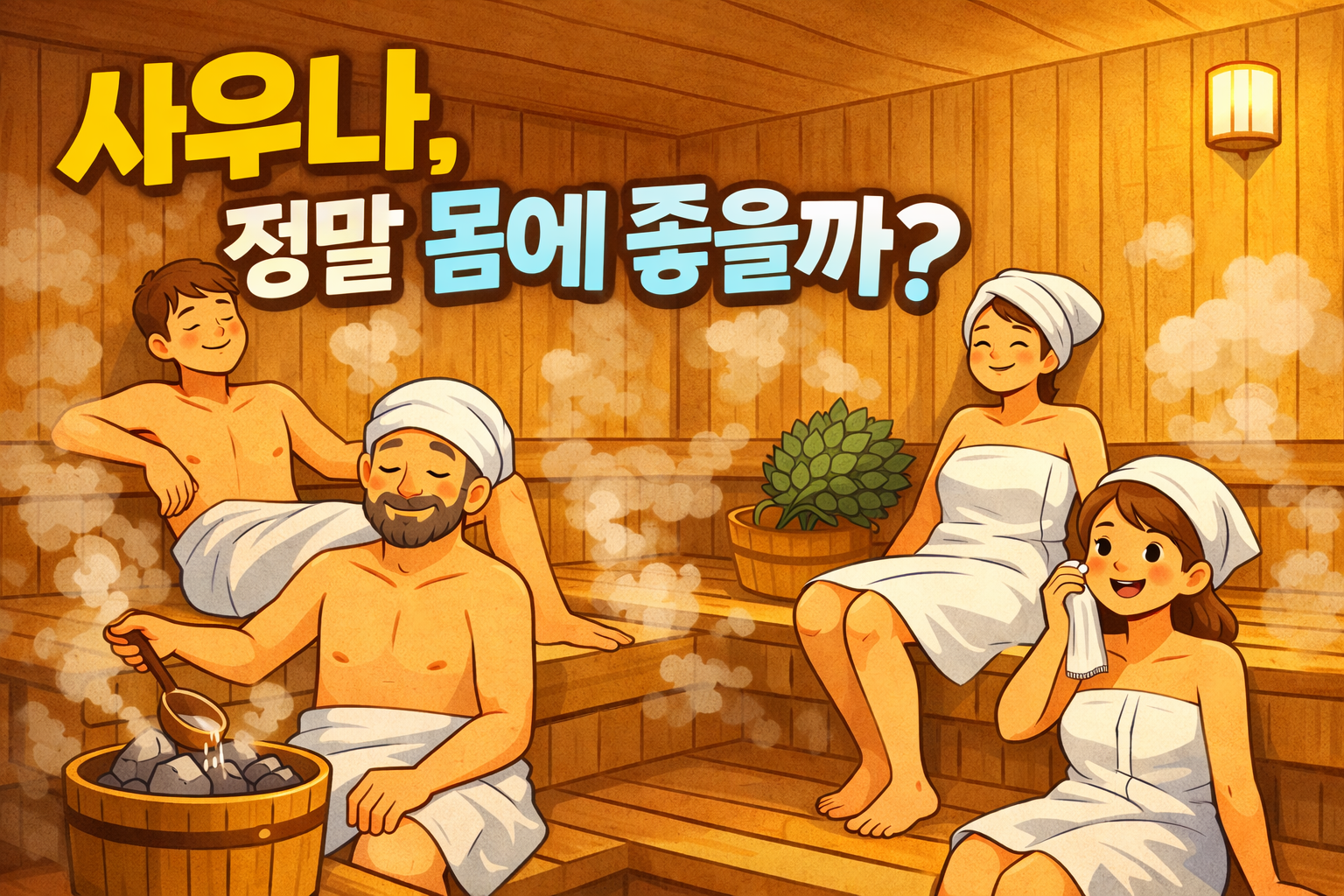 매일 사우나 효과 건강