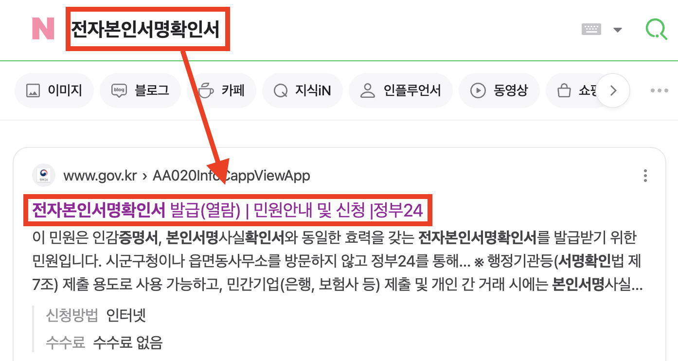 본인서명사실확인서와 인감증명서 | 부동산 거래 필수서류 인터넷발급 수수료3