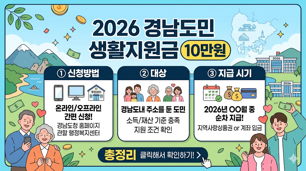 경남 도민생활지원금