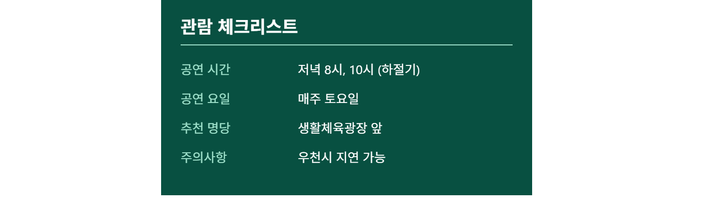 7월 광안리 드론쇼 시간, 여름밤 명당까지 한번에 정리