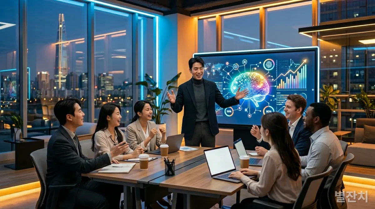 AI 기술을 활용하여 새로운 사업 기회를 창출하는 한국인 사업가