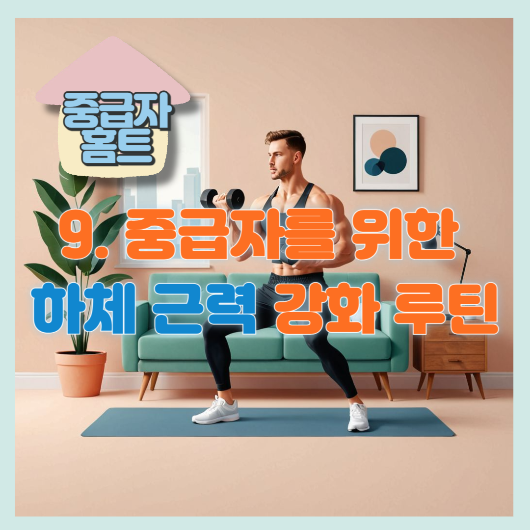 중급자를 위한 하체 근력 강화 루틴