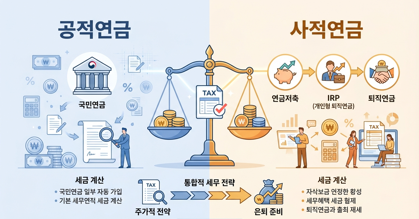 연금 종류별 과세 구조 이해하기