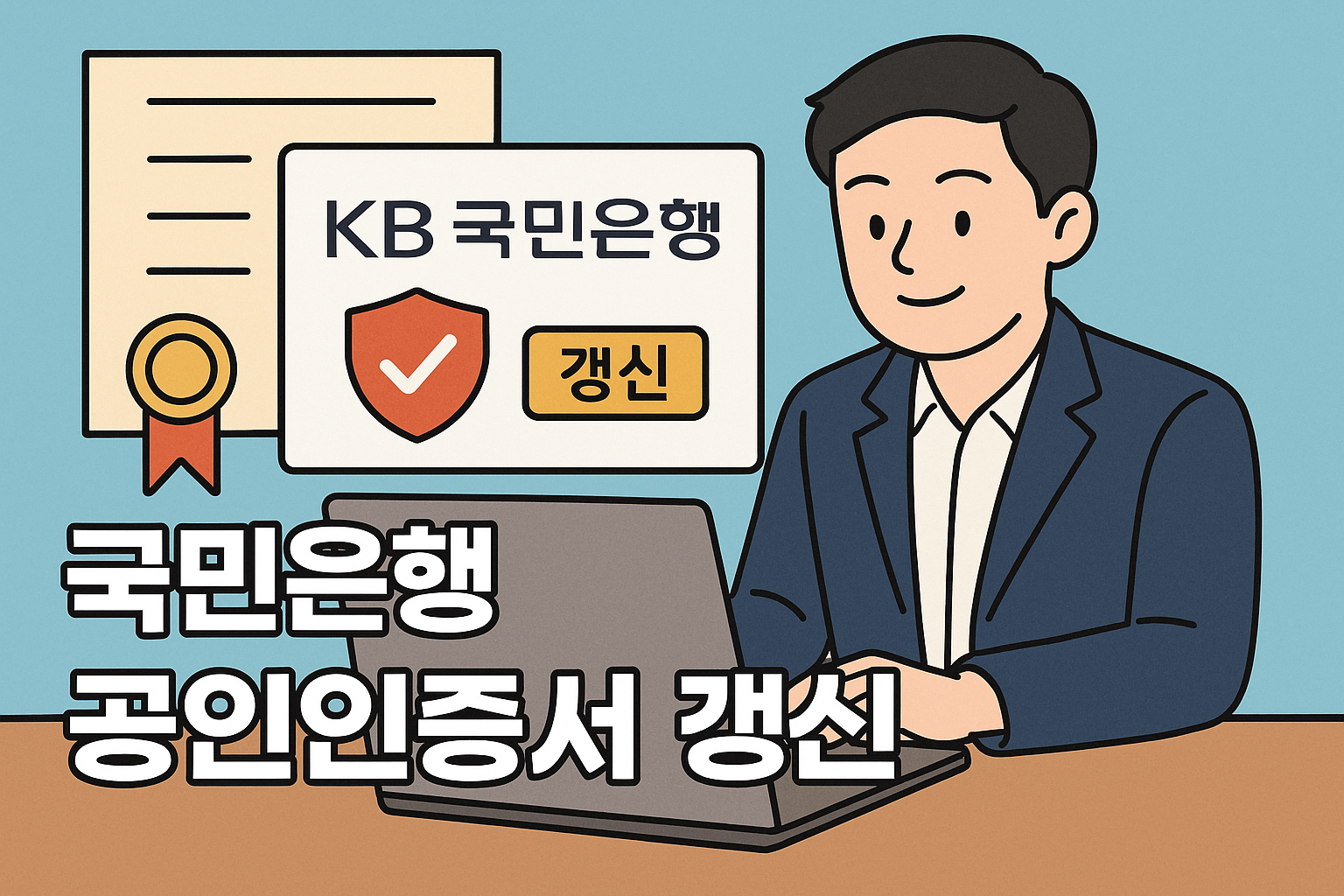 국민은행 공인인증서 갱신