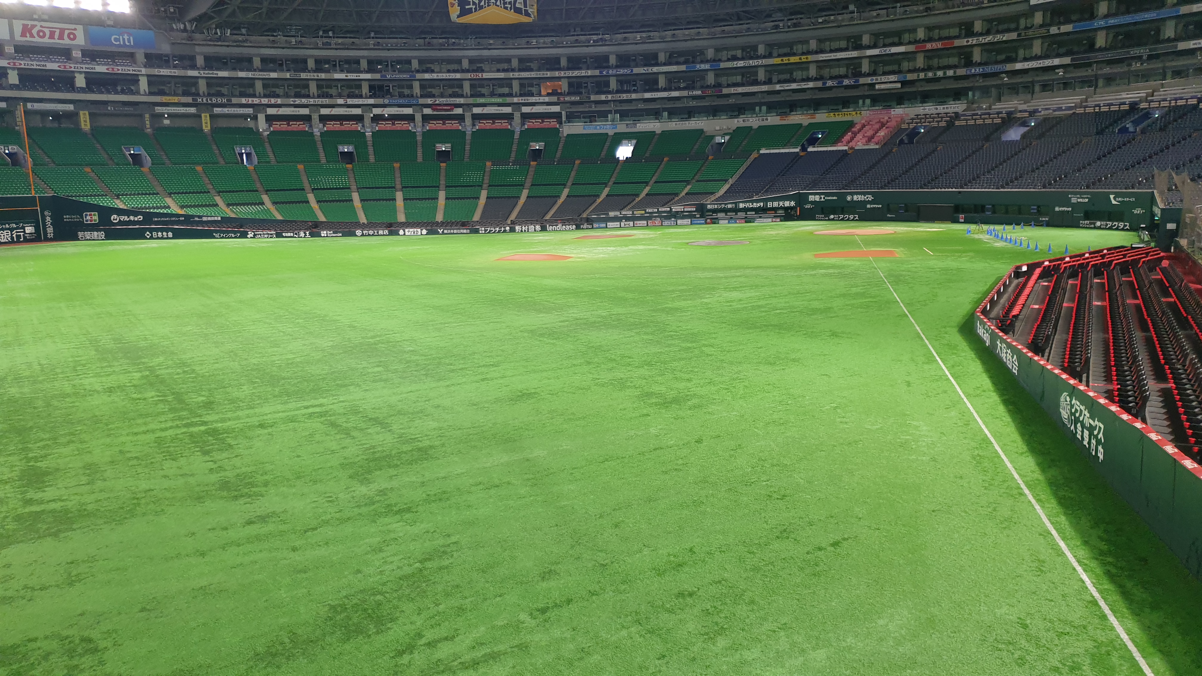 야구장 투어 프로그램 야구장 전경 촬영