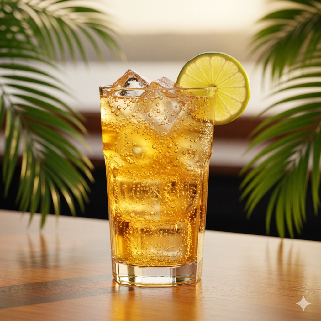 럼 하이볼 만드는 법|트로피컬한 칵테일 레시피