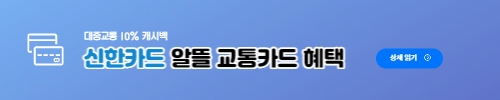 알뜰교통 신한카드