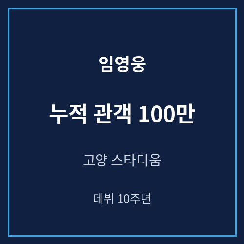 임영웅 누적 관객 100만