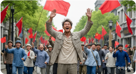 혁명에 휩쓸린 아큐