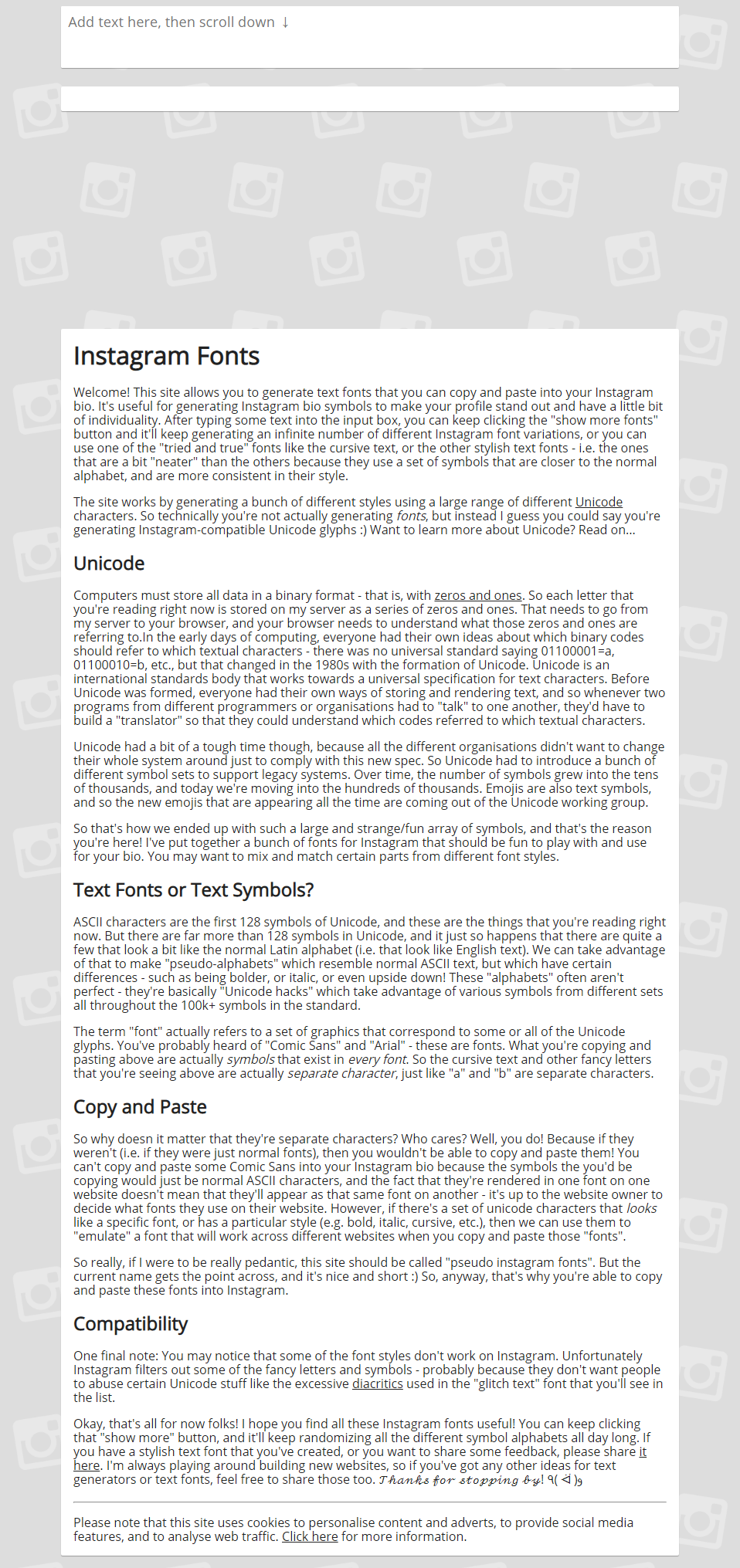 인스타 폰트 변환
1