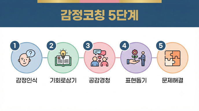 감정 코칭 5단계