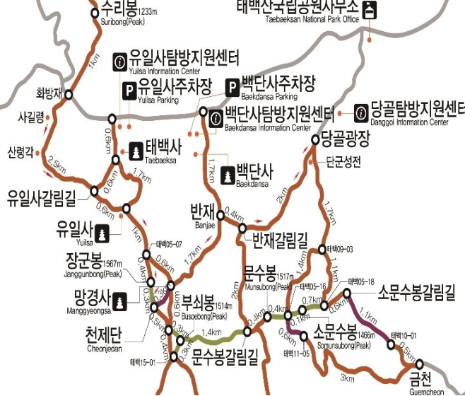 태백산로드맵
