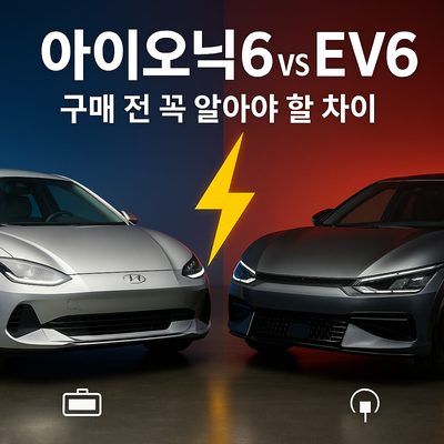 아이오닉6 vs EV6 비교 &ndash; 전기차 구매 전 꼭 알아야 할 차이점
