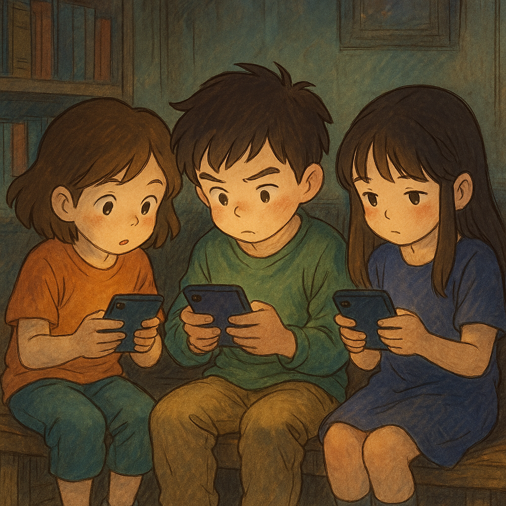 디지털 자극에 휩쓸리는 아이들 &ndash; 사유보다 반응이 먼저인 시대