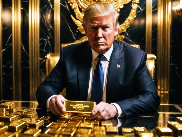 트럼프대통령과 골드바