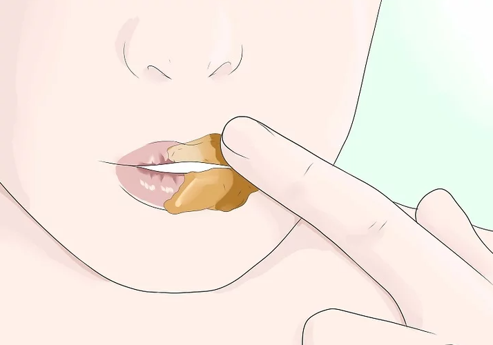 입술에 통증이 있을 때에는 수딩을 한다