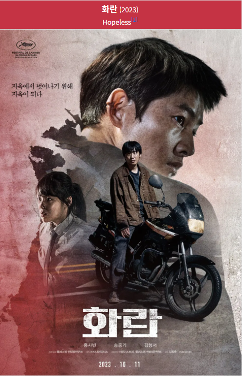화란(2023) 영화 포스터 사진