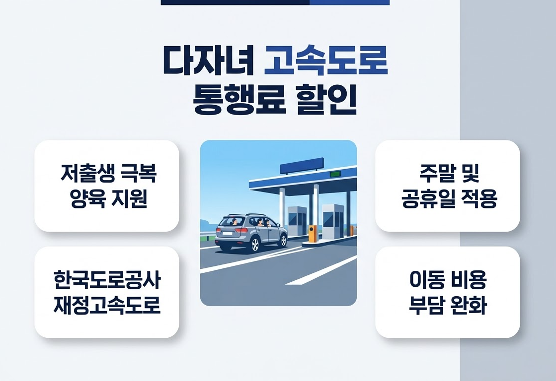 다자녀 고속도로 통행료 할인 제도란