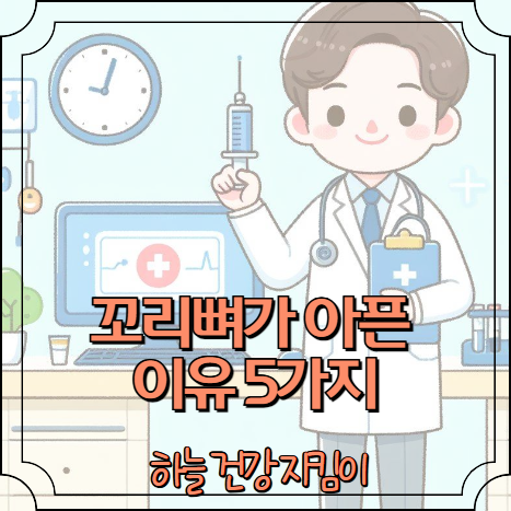 꼬리뼈가 아픈 이유 5가지