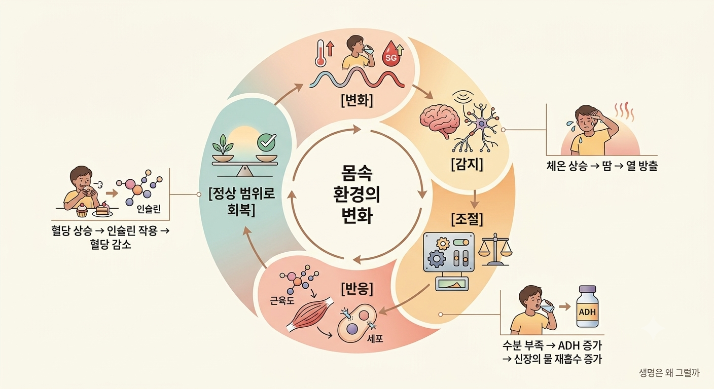 몸속 환경의 변화
