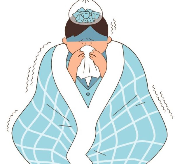 몸살을 앓고 있는 남자