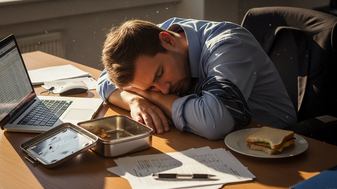 밥만 먹으면 꾸벅꾸벅? 식곤증이 보내는 '당뇨 경고' 신호
