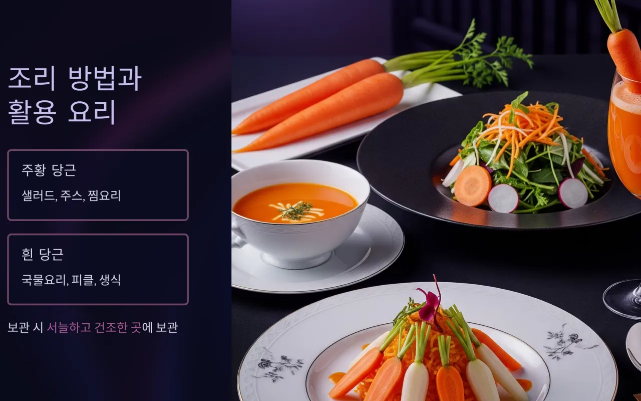 조리 방법과 활용 요리