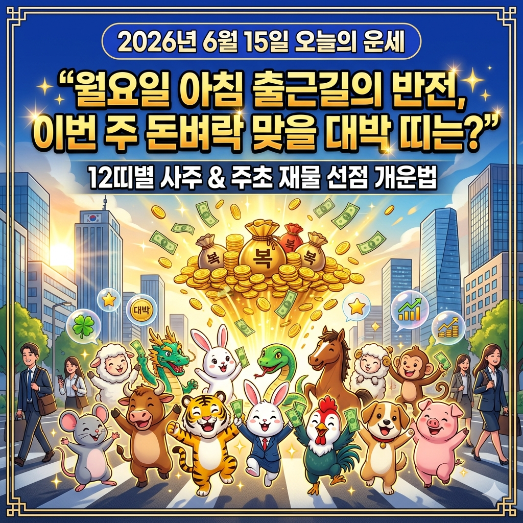 6월15일 오늘의 운세