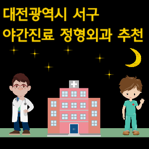대전 서구 야간진료 정형외과 추천
