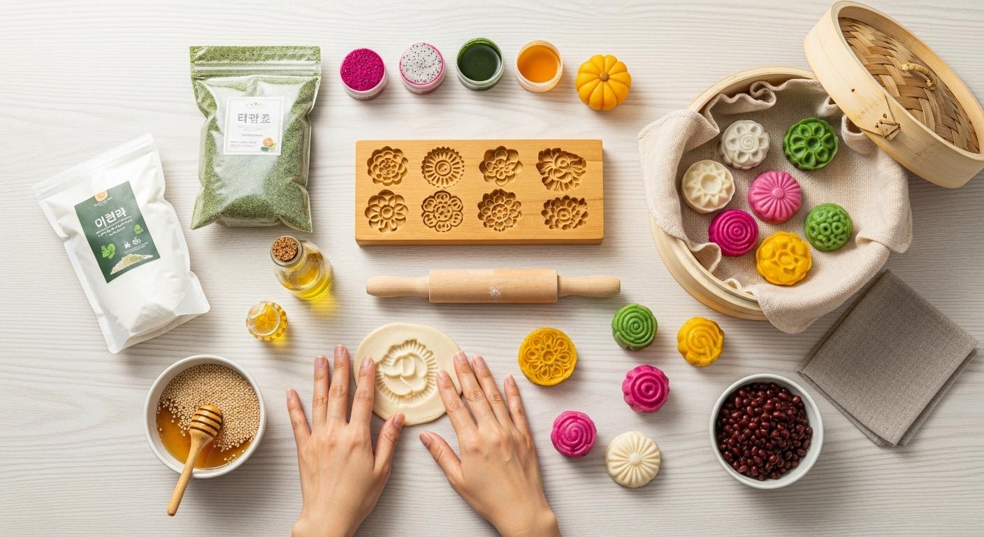 송편만들기 키트 오프라인