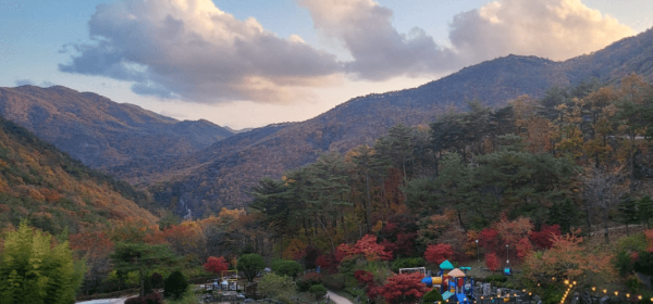 문경 STX리조트 바베큐 풍경