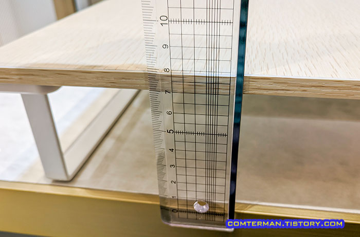 이메이션 MST-01WD 모니터 받침대 높이