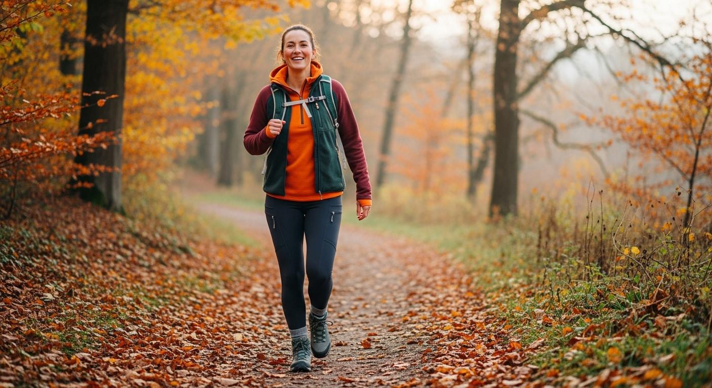 여성 가을 등산복