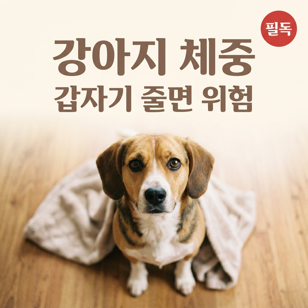 강아지 밥 잘 먹는데 살이 빠진다면? 숨겨진 원인 7가지와 즉시 대처법