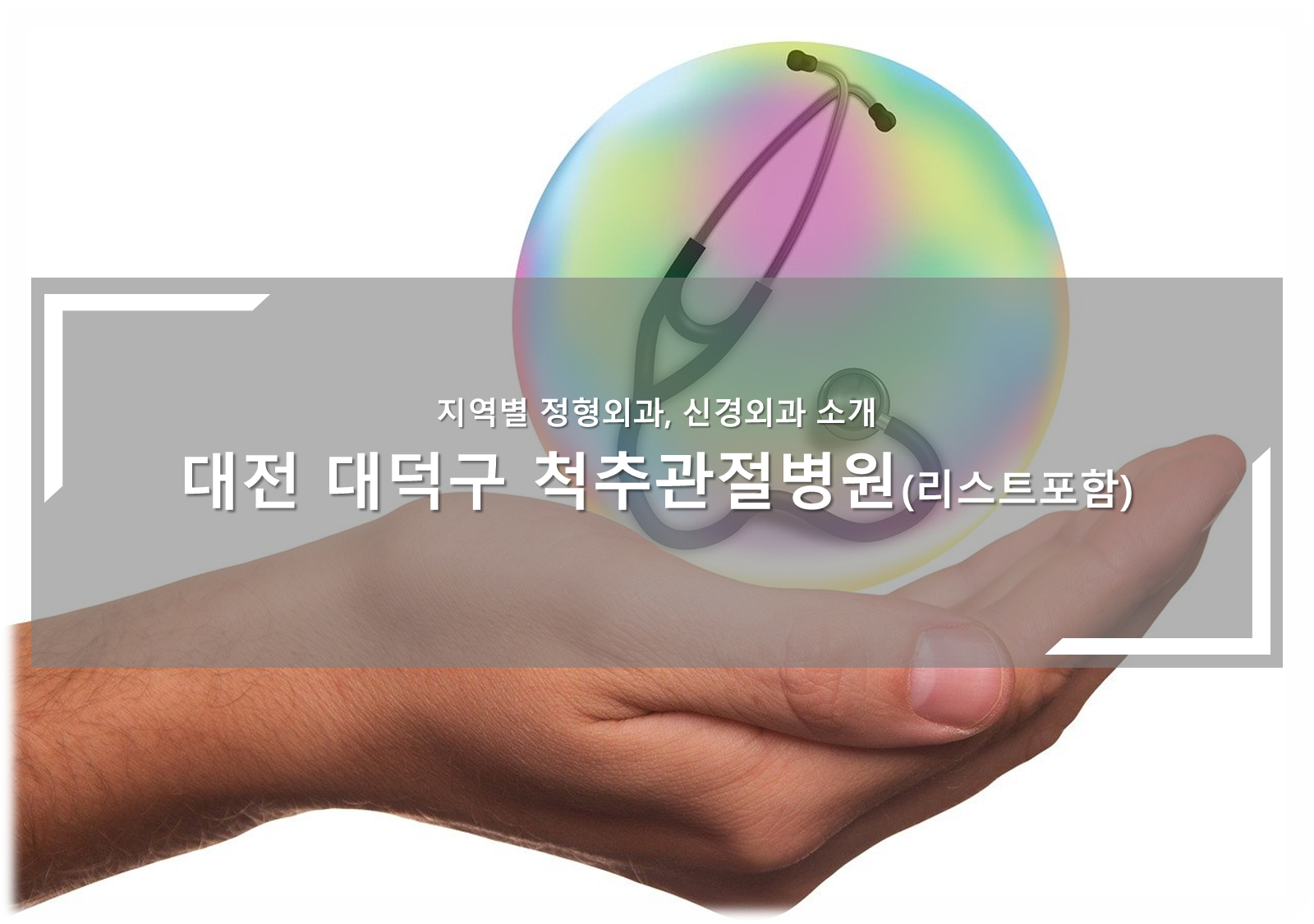 대전 대덕구 척추관절병원 안내
