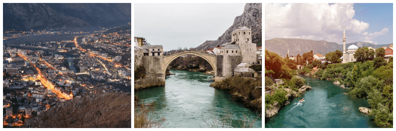모스타르 풍경 사진 3개