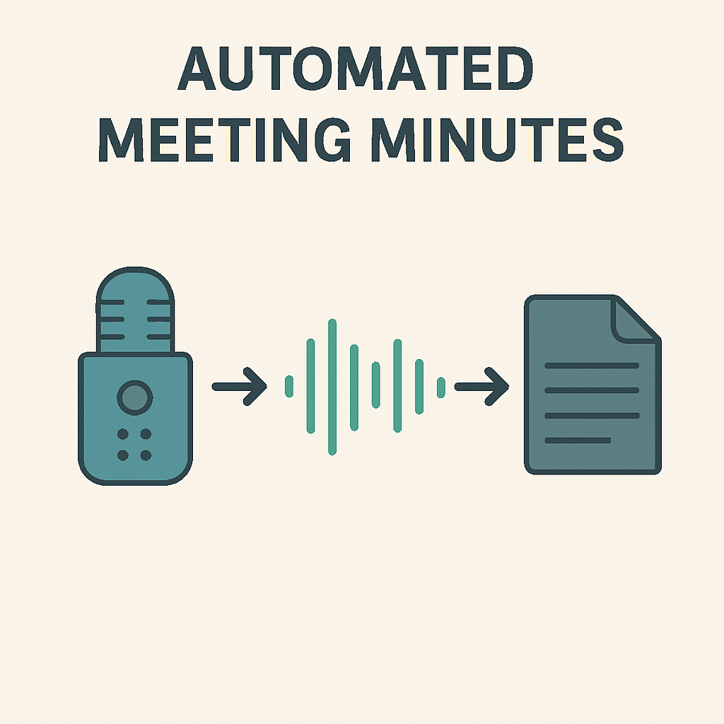 회의록 자동화 개념도