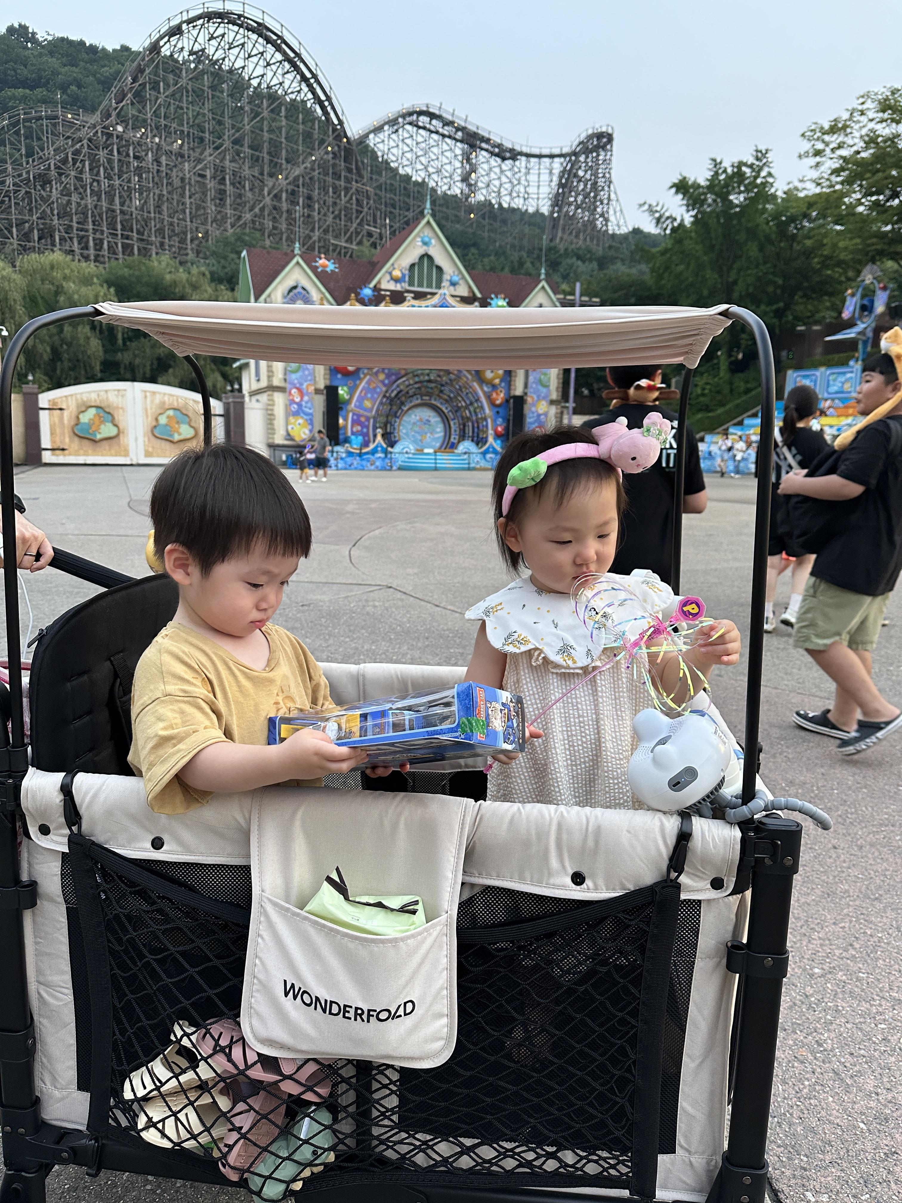 에버랜드/원더폴드/아기랑 에버랜드/저녁 에버랜드