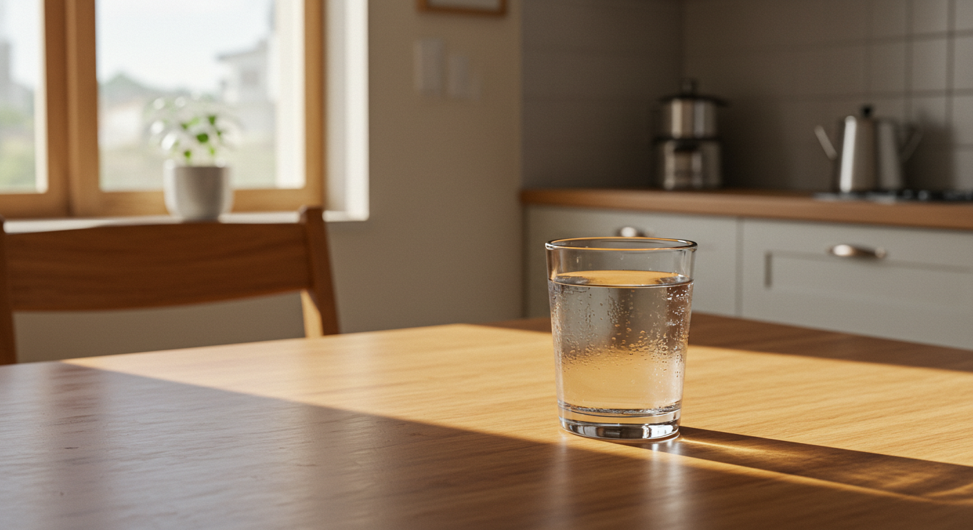 아침 공복에 따뜻한 물 한 잔