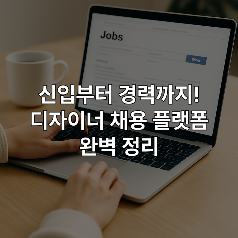 신입부터 경력까지! 디자이너 채용 플랫폼 완벽 정리