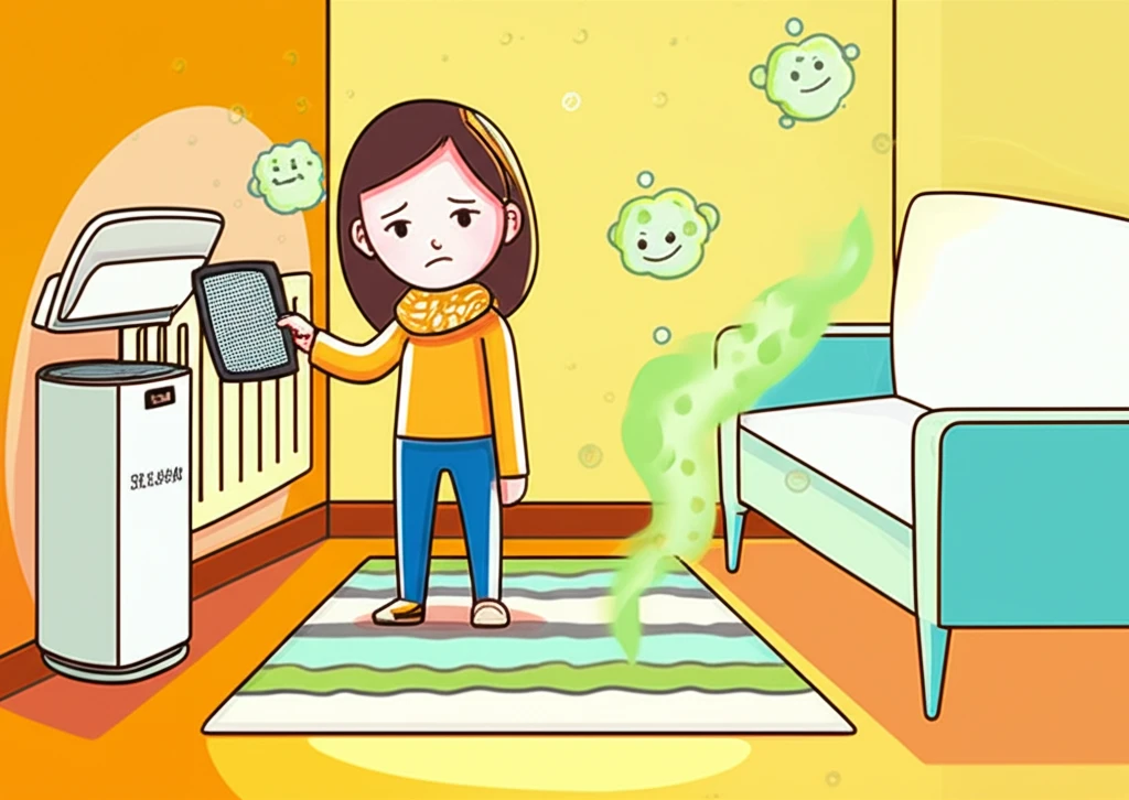 건조한 겨울 실내 공기청정기 성능 1..